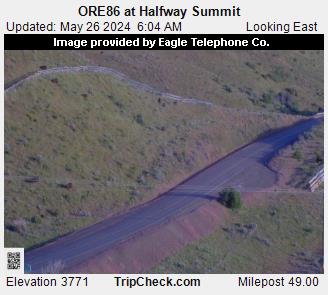 Traffic Cam ORE86 at Halfway Summit